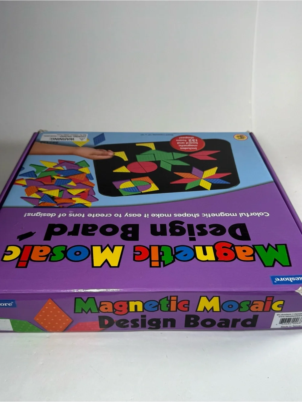 Lakeshore Magnetic Mosaic Design Board Foam Shapes Designs Near Complete *Read